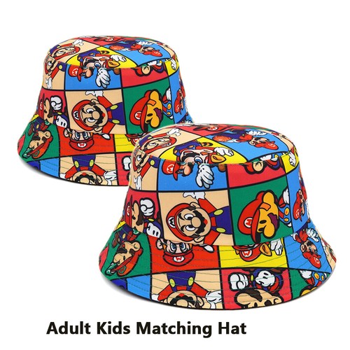 Kids mens mario pattern - pattern, panama