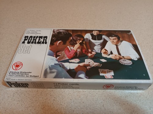 Poker set card game - card, by