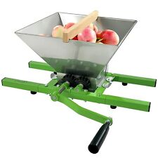 Manual Fruit Crusher Scratter Pulper Apple Cider Press Making Equipment 7L Juice