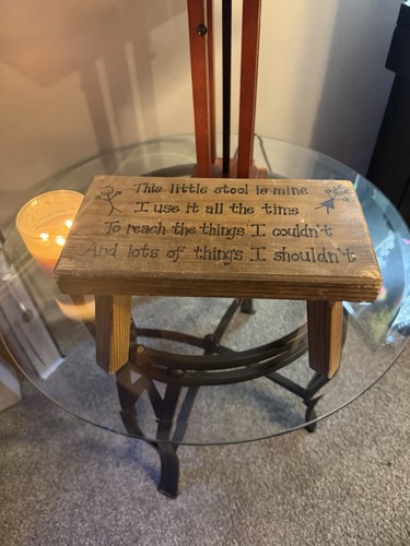 Child step stool - stool, vintage