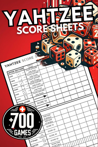 Yahtzee score sheets 700 - score, sheets: