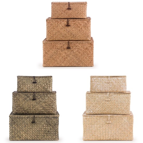 Set seagrass storage box - storage,