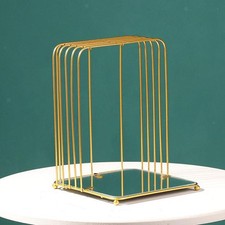 Golden bird cage shape iron - bird,