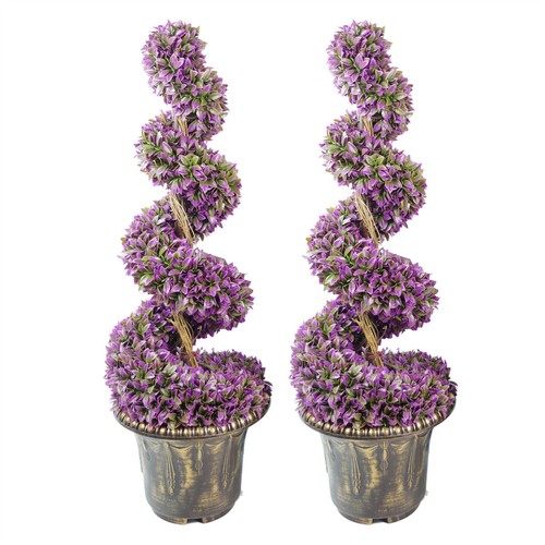 90cm pair purple large leaf - pair,