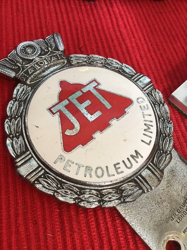Vintage car badge jet - vintage,