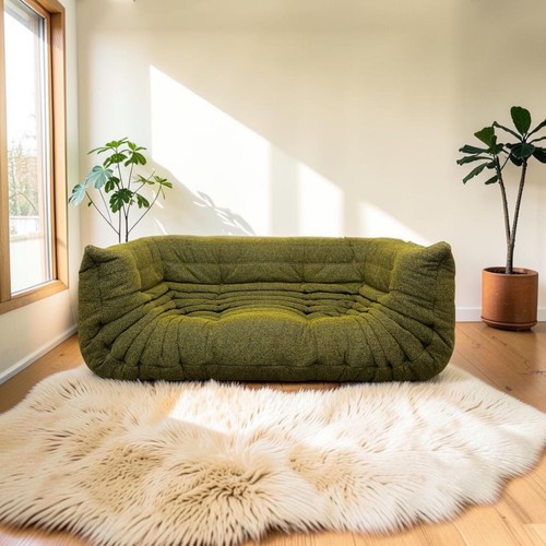 Sofa settee yellow black - &,