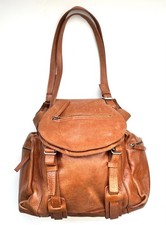 VINTAGE Brown LEATHER SHOULDER