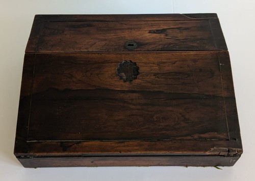 Antique wooden sloping clerks - wooden,