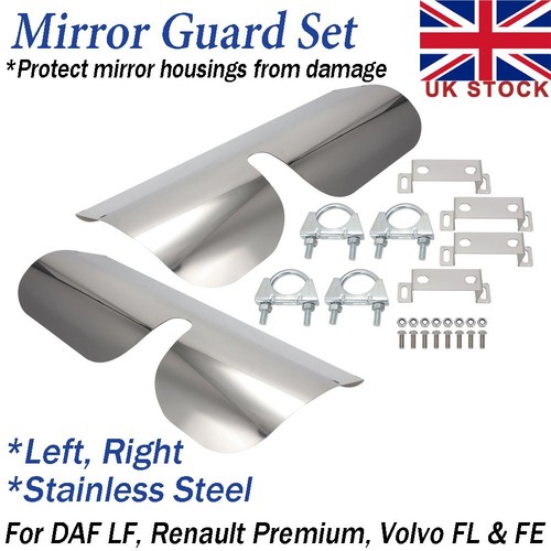 Stainless steel mirror - mirror, guard