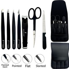 Eyebrow Tweezers Set Slanted