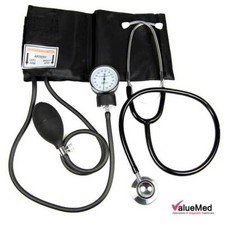 BP Monitor Manual Pro NHS Aneroid Sphygmomanometer & Dual Stethoscope + Case