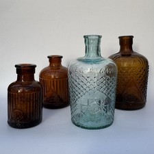 Antique Lysol Chemist Bottles