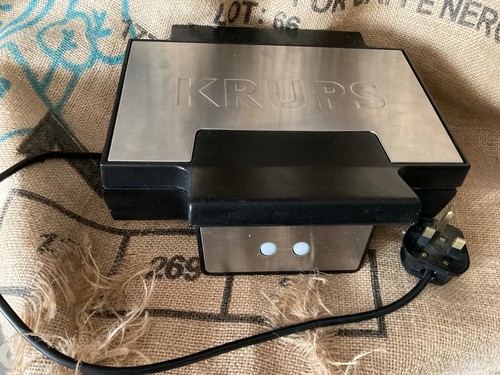 Krups waffle maker black - maker,