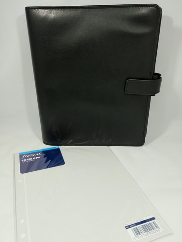 Filofax identity black faux - a5,