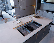 Florance Quartz Complete Kitchen Worktop - 3.2 meters - Cut, Polished, Installed