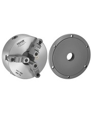 VEVOR 8 in 3-Jaw Self-Centering Lathe Chuck 2 1/4 in-8 Threaded Backing Plate