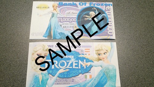 Frozen million euro - 1,