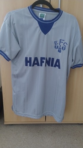 Everton 1984 retro away shirt - everton,