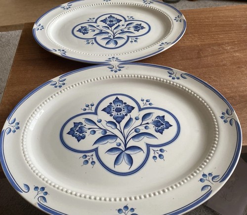 Vinetage oval dinner plates - oval,