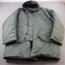 US Air Force Mens Jacket Small Green N-3B Flight Extreme Cold Weather Parka Coat