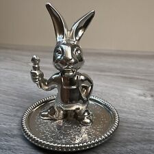Vintage Seba Silver Plated Rabbit Ring/ Trinket Holder 🐇