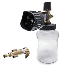 3 WAY SNOW FOAM LANCE BLASTER CLEAR WIDE BOTTLE 1L BOSCH AQUATAK AQT FITTING