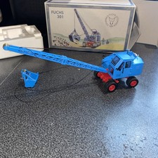 🐾 NZG Fuchs 301 Excavator,  Mint Condition In Original Packaging 1.50 Flawed