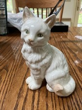 Vintage Goebel West Germany Mitzi  3" White Cat Porcelain Figurine CK 13 