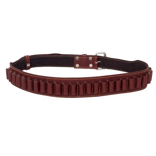 Real leather cartridge belt - leather, 25