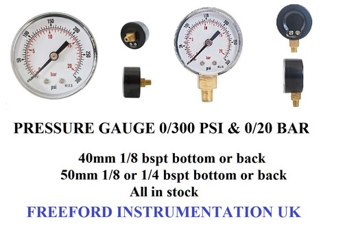Pressure gauge 300 psi - gauge,