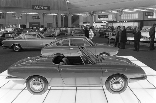 Fiat 850 spider foreground and - foreground,