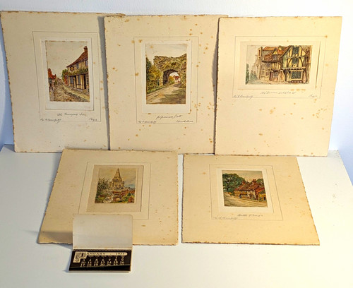Rare burchett set - set, five