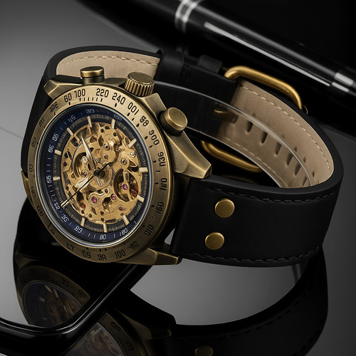 Bronze automatic mechanical - bronze,