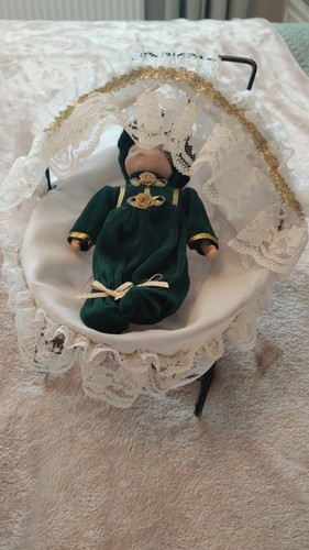 Vintage porcelain doll - vintage,