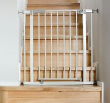 Baby Stair Gate - Pressure Fit 75-114cm | Fits Extra Wide Doors | Top Quality