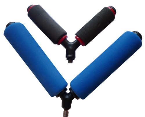 Double fishing pole - double, roller