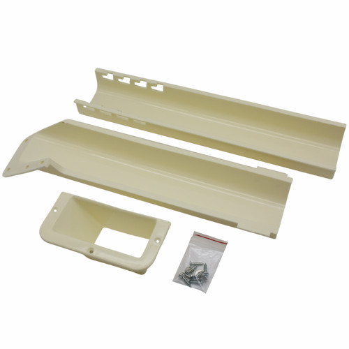Waste chip chute for - waste,