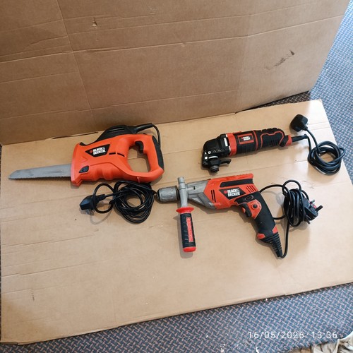 Black and decker power tool - black,