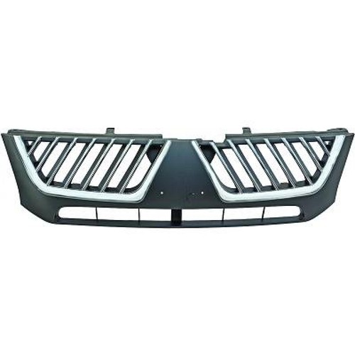 Radiator grille chrome - radiator, chrome/black