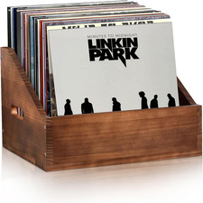Wooden Vinyl Record Storage