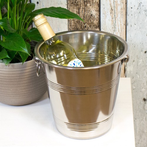 Champagne bucket silver - bucket,