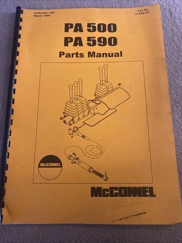 Mcconnel 500 590 parts - mcconnel,