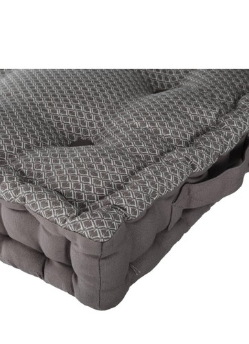 Cotton plain floor cushion - cotton,