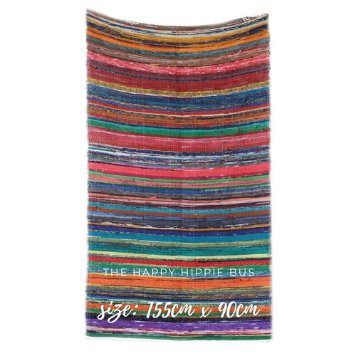 Handmade indian chindi rag - chindi,