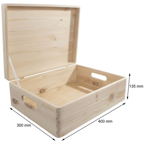 Large wooden storage - wooden, box