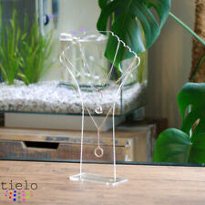Necklace Holder Display Stand Black White Clear Jewellery