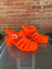JuJu Womens Orange Sandals