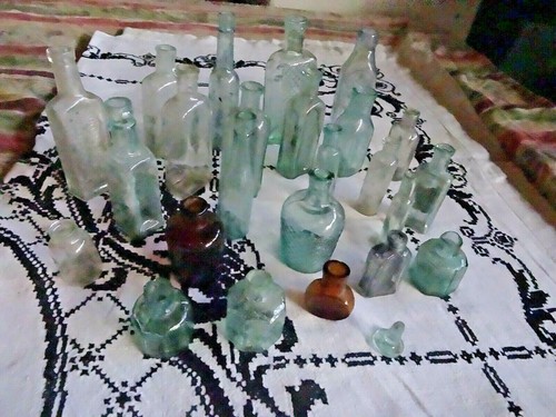 Old vintage antique glass - 24,