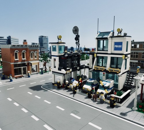 Lego city police 7744 - lego,