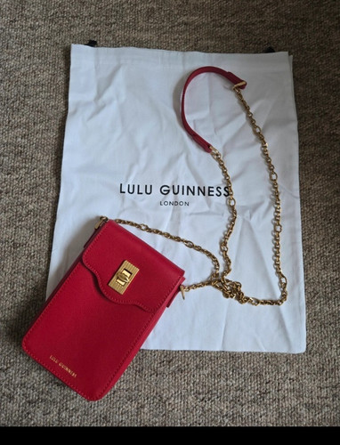 Lulu guinness red leather - leather, rita